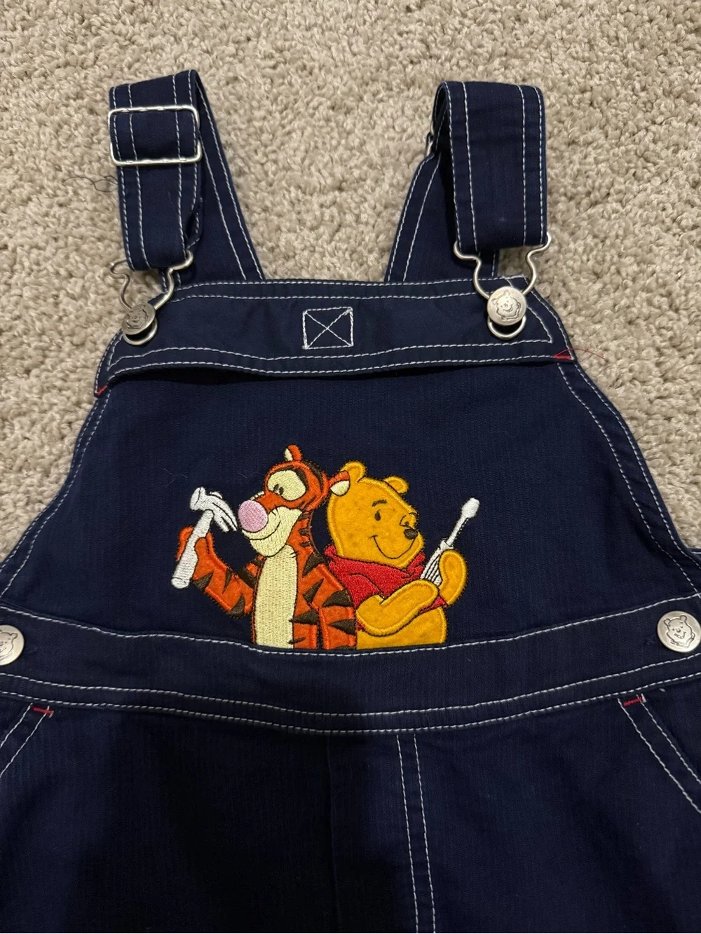 Vintage Winnie the Pooh Kids Overalls